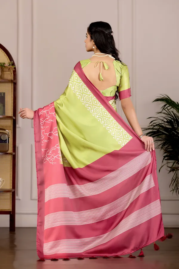 Lime_Green_Geometric_Grace_Saree