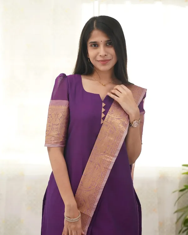 Purple_Kurta_&_Pant_Set_with_Dupatta