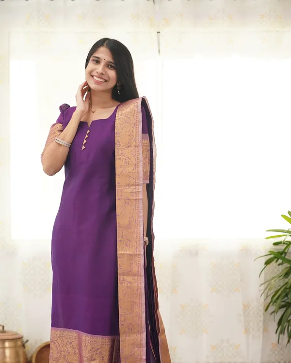 Purple_Kurta_&_Pant_Set_with_Dupatta