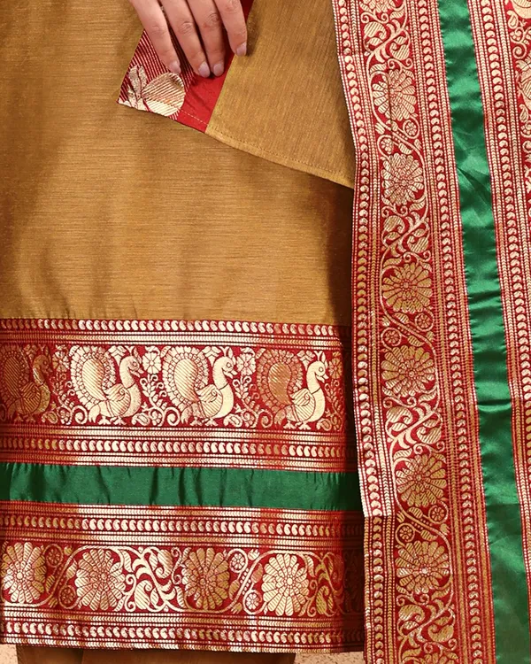 GOLD_KANCHI_COTTON_KURTA_PANT_AND_DUPATTA_SET