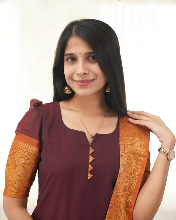 Brown_Kurta__Set_with_Dupatta