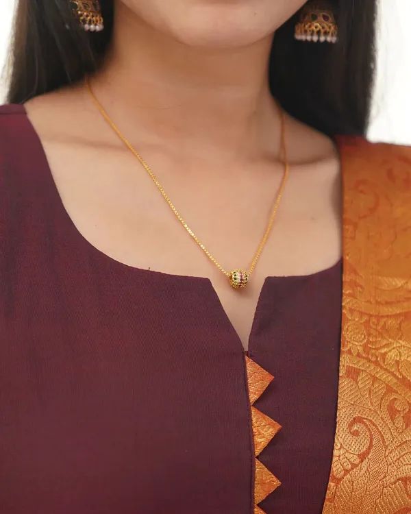 Brown_Kurta__Set_with_Dupatta