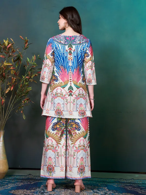 White_and_Blue_Digital_Printed_Rayon_Blend_Co-ord_Set_for_Women