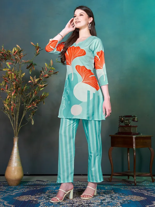 Fluorescent_with_Orange_Printed_Rayon_Blend_Co-ord_Set_for_Women