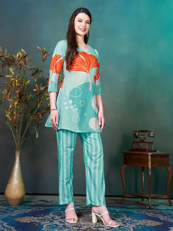 Fluorescent_with_Orange_Printed_Rayon_Blend_Co-ord_Set_for_Women