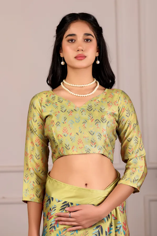 Pale_Vibrant_Yellow_Floral_Print_Saree