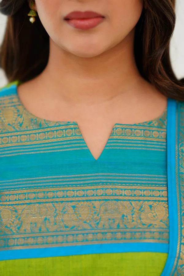 L_Green_Kurta_Set_with_Dupatta