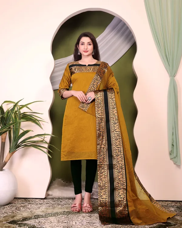 Mustard_Kurta__with_Dupatta