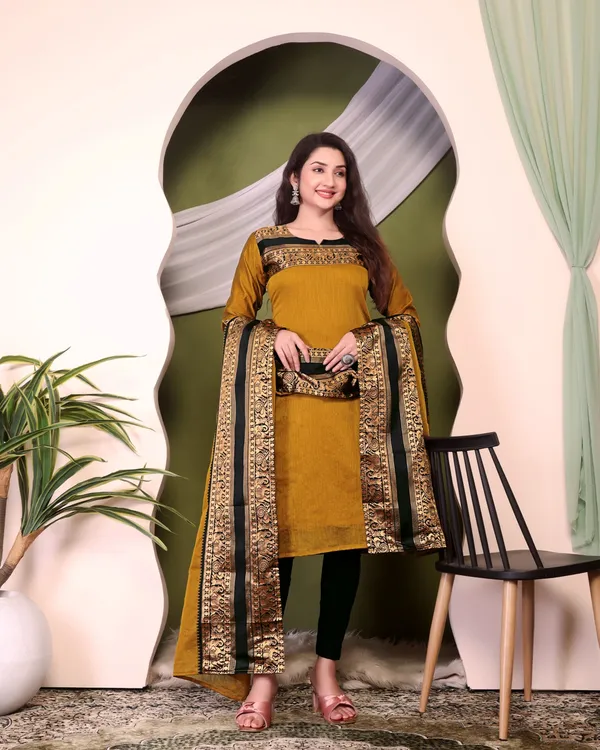 Mustard_Kurta__with_Dupatta