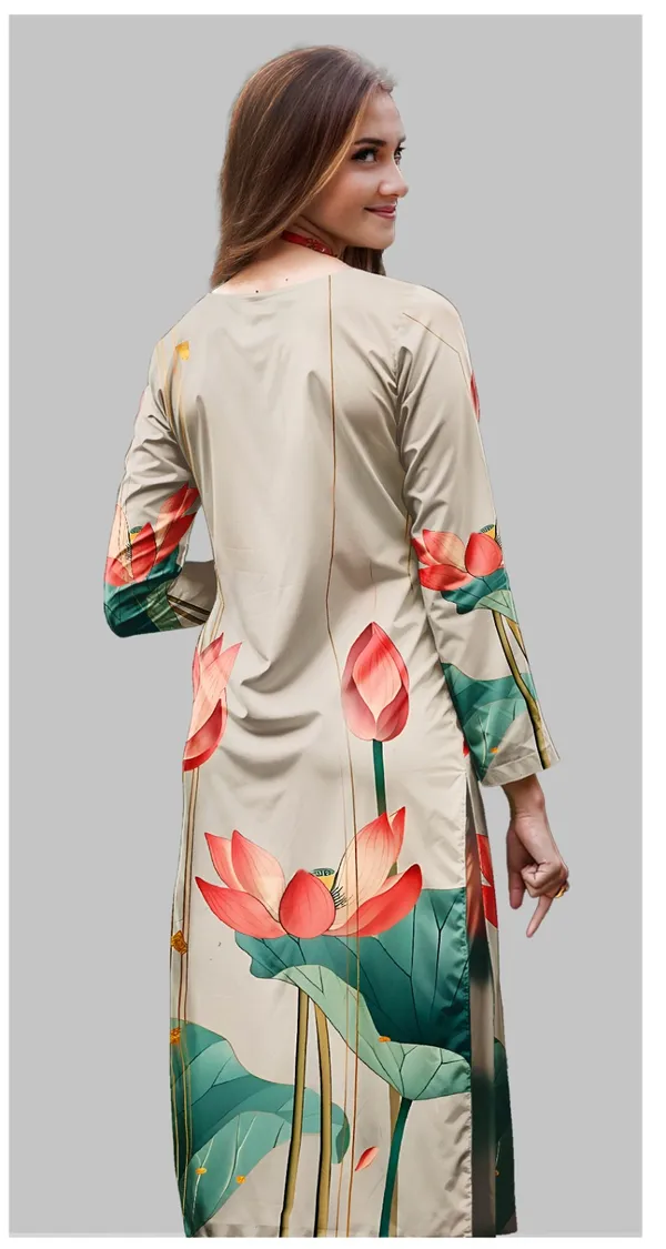 Lotus_Print_Silk_Cotton_Kurta_Pant_&_Dupatta_Set_For_Women