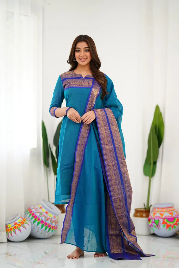 Firoji_Kurta_Set_with_Dupatta