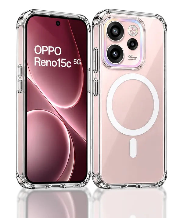 Anti-Yellow_Back_Cover_for_Oppo_Reno15C_5G_(_Transparent,_Magsafe,_Polycarbonate_)