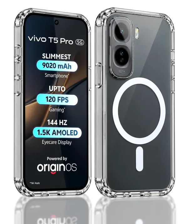 Anti-Yellow_Back_Cover_for_Vivo_T5_Pro_5G_(_Transparent,_Magsafe,_Polycarbonate_)