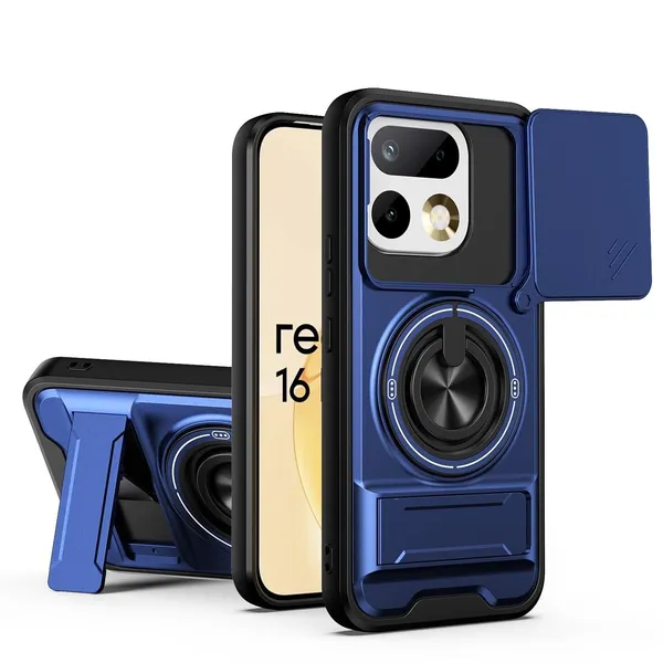 HUPSHY_Back_Cover_for_realme_16_Pro+_5G_(Black,_Flexible,_Silicon,_Pack_of:_1)