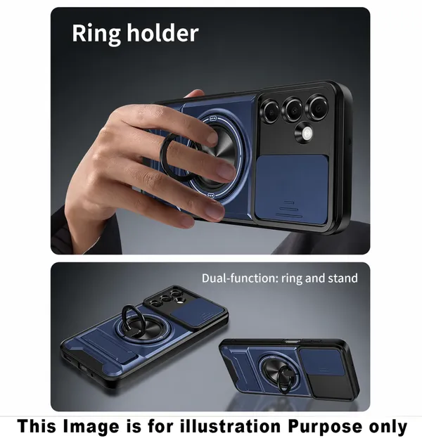 HUPSHY_Back_Cover_for_Samsung_Galaxy_A17_5G_(Black,_Flexible,_Silicon,_Pack_of:_1)