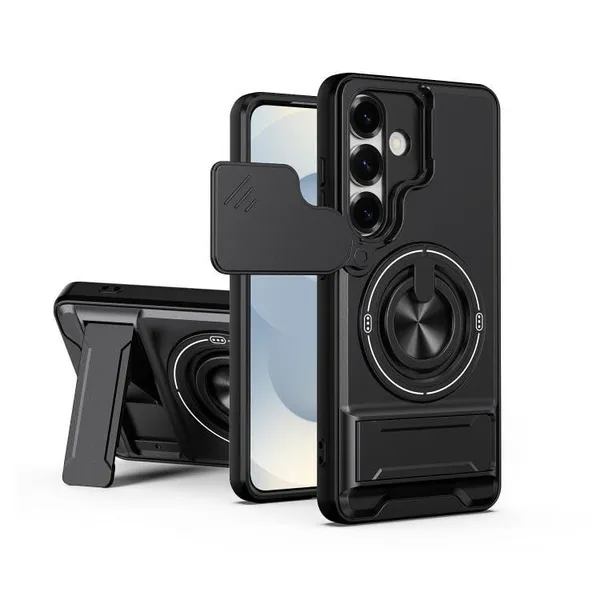 HUPSHY_Back_Cover_for_Samsung_Galaxy_S25_5G_(Black,_Flexible,_Silicon,_Pack_of:_1)