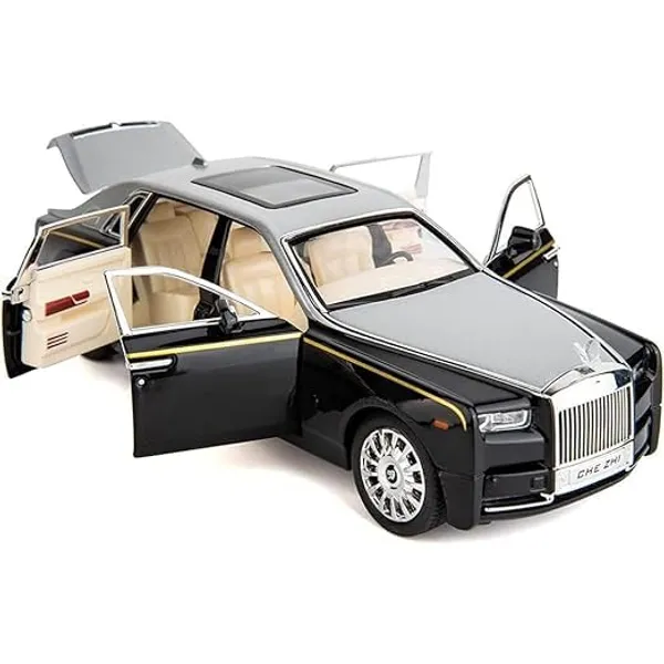 1:32_Rolls-Royce_Phantom_Toy_Car_Metal_Pull_Back_Die-Cast_Car_with_Openable_Door_and_Sound_Light,_Gifts_for_Kids_(1/32_Rolls-Royce)_,_multicolour