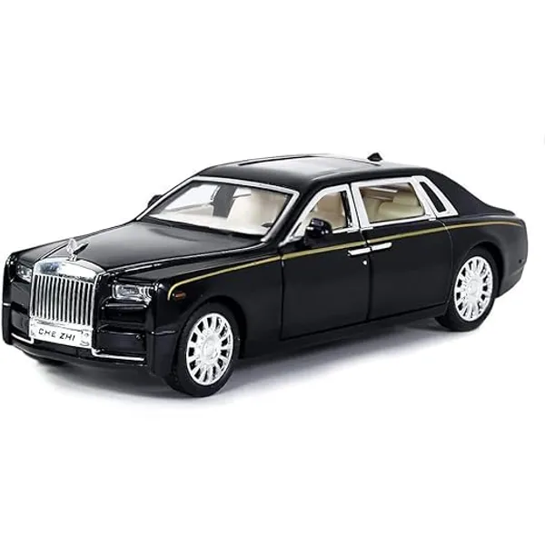 1:32_Rolls-Royce_Phantom_Toy_Car_Metal_Pull_Back_Die-Cast_Car_with_Openable_Door_and_Sound_Light,_Gifts_for_Kids_(1/32_Rolls-Royce)_,_multicolour