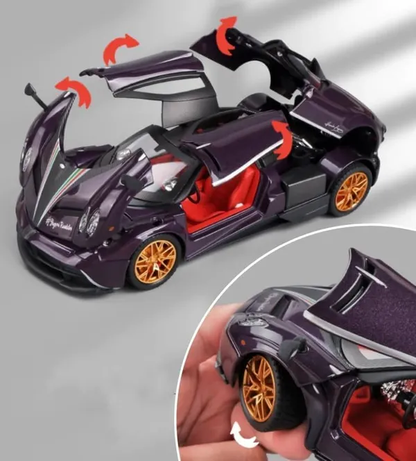 Pagani_Huayra_Dinastia_1:32_Scale_Metal_Pull_Back_Model_Car_with_Lights_and_Sound_for_Kids_-_20cm_x_9.8cm_x_5cm_,_multicolour