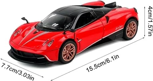 Pagani_Huayra_Dinastia_1:32_Scale_Metal_Pull_Back_Model_Car_with_Lights_and_Sound_for_Kids_(20cm_x_9.8cm_x_5cm)_,_multicolour