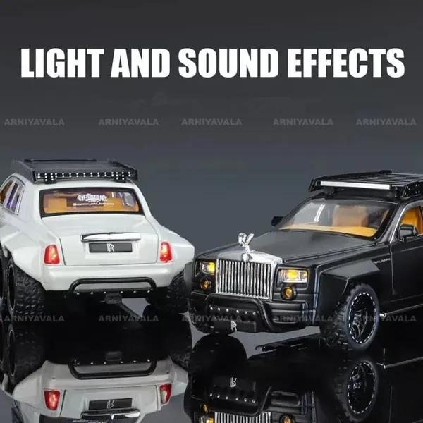 1:32_Rolls-Royce_6�6_Alloy_Metal_Diecast_Pullback_Model_Car_with_Openable_Doors_&_Light_Music_(Colors_as_per_stocks)