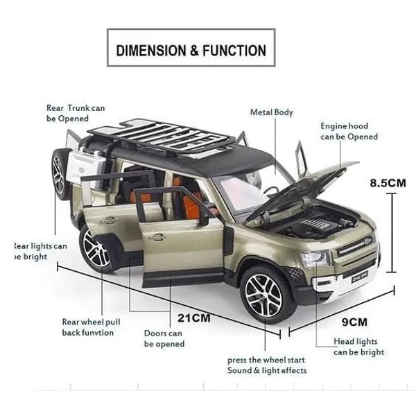 Range_Rover_Defender_1:32_Scale_Die-Cast_Metal_Model_Car_with_Openable_Doors,_Lights_&_Music_-_Perfect_Gift_for_Kids