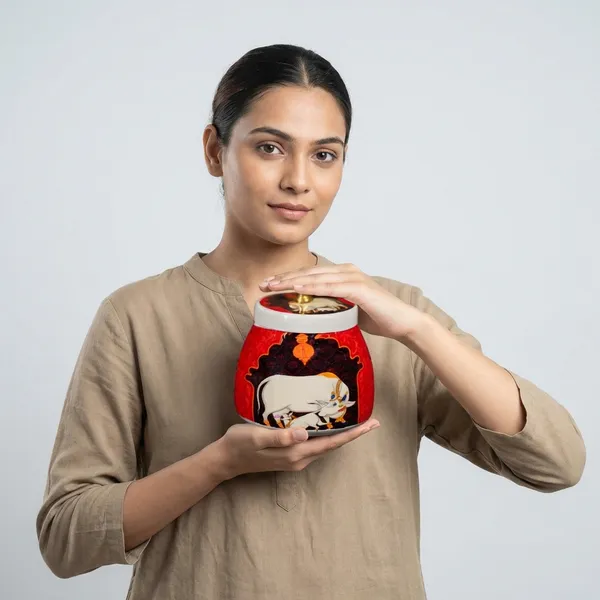 Pichwai_Jar_Cow_And_Calf_Dry_Fruit_Jar_Set_Of_2_Pcs