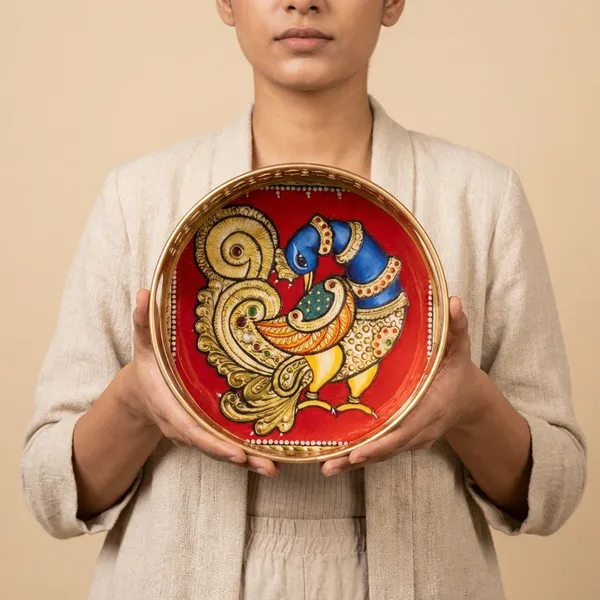 Cow_And_Calf_Pichwai_Basket_With_Handle