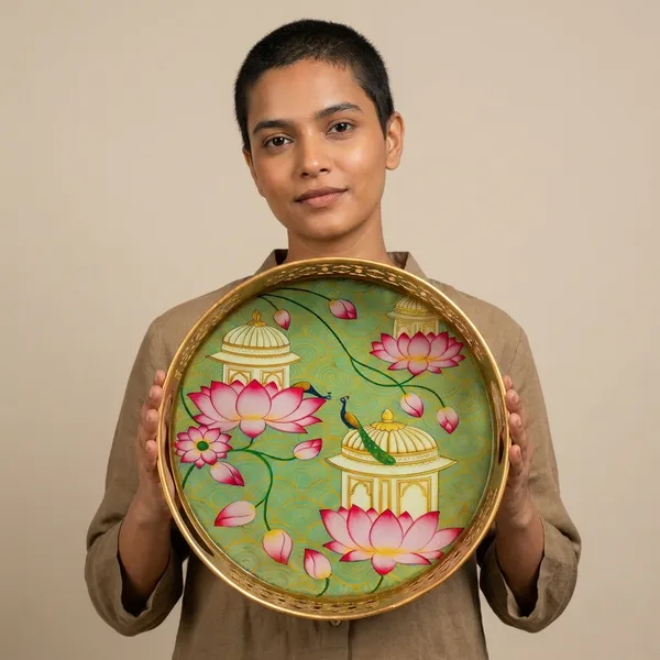 Cow_And_Calf_Pichwai_Basket_With_Handle