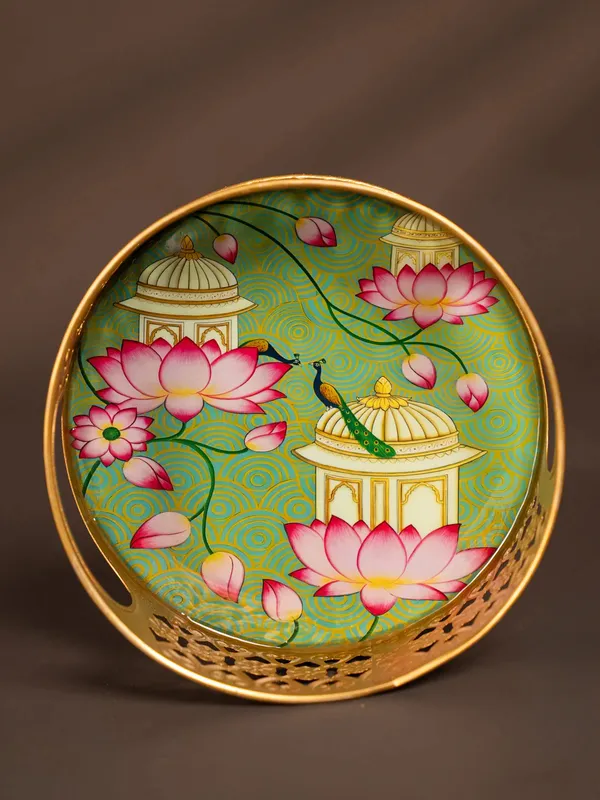 Cow_And_Calf_Pichwai_Basket_With_Handle