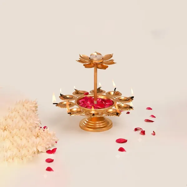 Diya_Stand_With_Lotus_For_Home_Decor_&_Diwali_Decor_14"