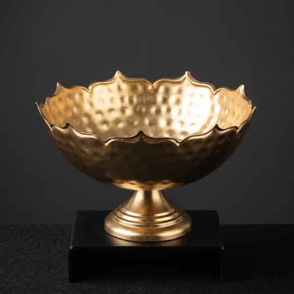 Taj_Bowl_With_Gold_Finish_[_10_inches]