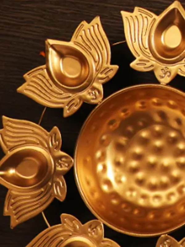 Lotus_Golden_Diya_Urli_10x12x14_Set_Of_3_