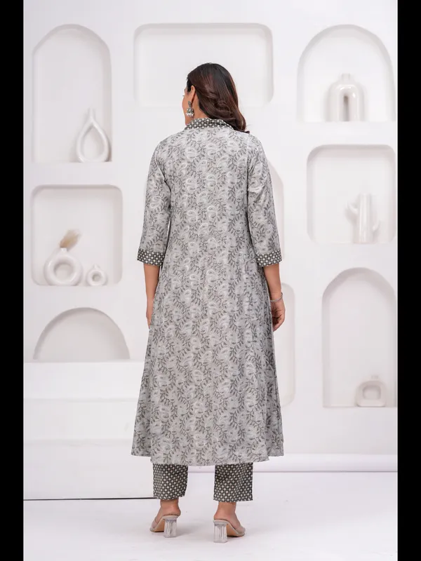 Grey_Printed_A-line_Rayon_Kurta_With_Pant_And_Dupatta