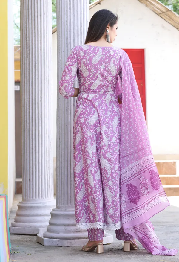 Purple_Anarkali_Cotton_Printed_Embroidered_Kurta_With_Pant_Dupatta