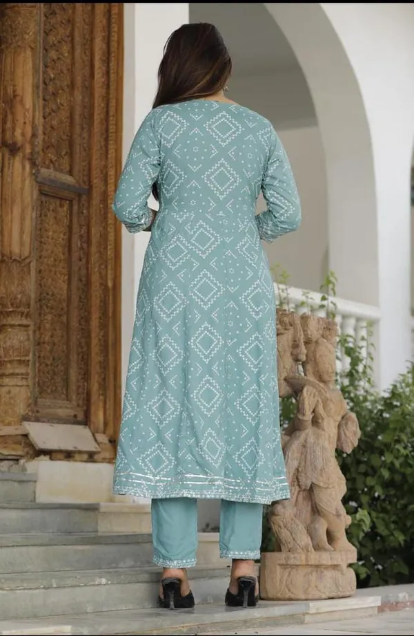 Green_Anarkali_Rayon_Printed_Embroidered_Kurta_With_Pant_And_Dupatta_For_Women