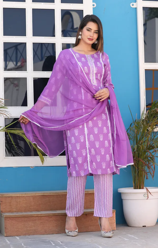 Purple_Straight_Rayon_Printed_Kurta_With_Pant_And_Dupatta