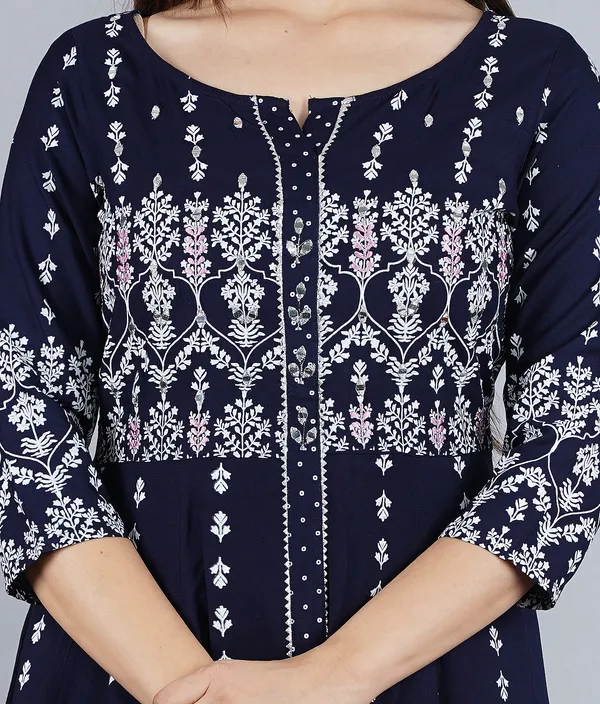 Blue_Anarkali_Rayon_Printed_Embroidered_Kurta_With_Pant_And_Dupatta_For_Women