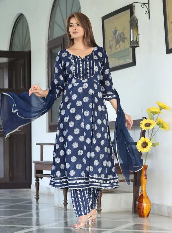 Blue_Anarkali_Rayon_Printed_Embroidered_Kurta_With_Pant_And_Dupatta_For_Women