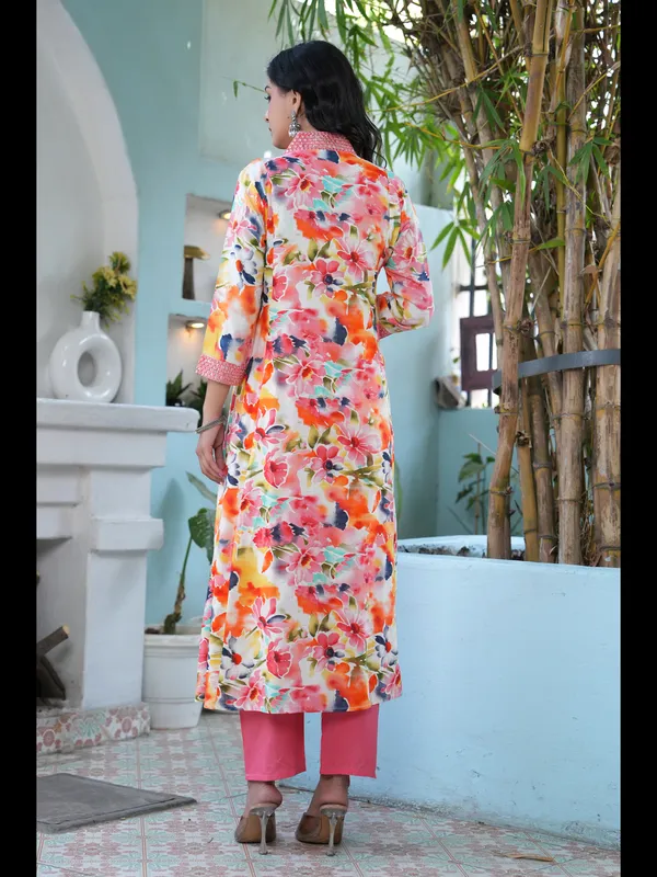 Multicolor_Printed_A-line_Rayon_Kurta_With_Pant_And_Dupatta