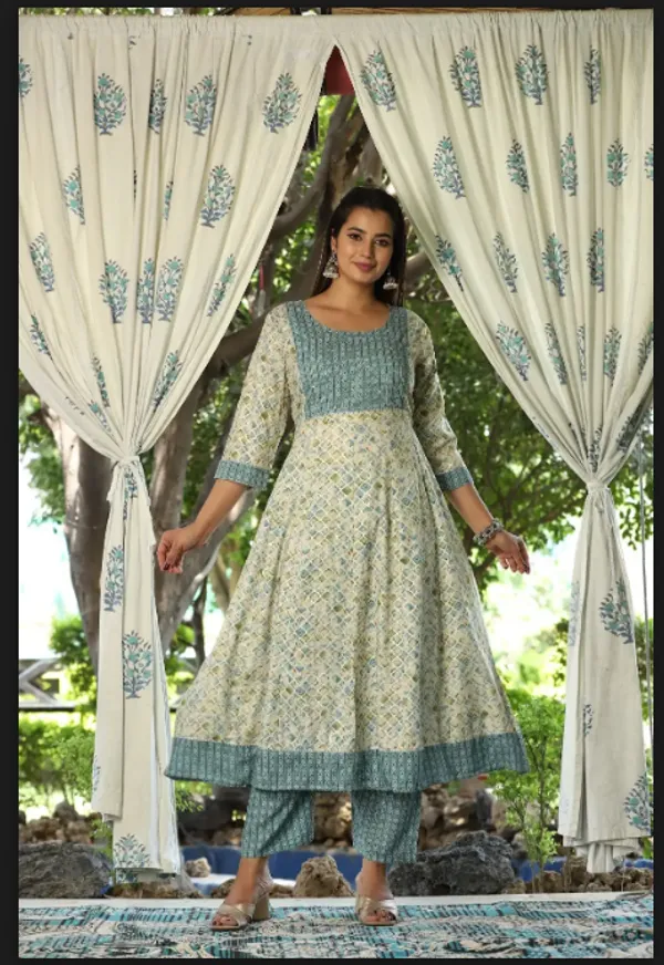 Multicolor_Anarkali_Rayon_Printed_Embroidered_Kurta_With_Pant_Dupatta