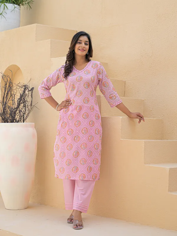 Pink_Straight_Cotton_Printed_Kurta_With_Pant_And_Dupatta_Women_And_Girls