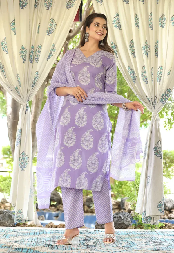 Purple_Straight_Cotton_Printed_Kurta_With_Pant_And_Dupatta