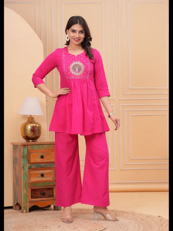 Pink_Solid_Embellished_Co-Ord_Set_For_Women