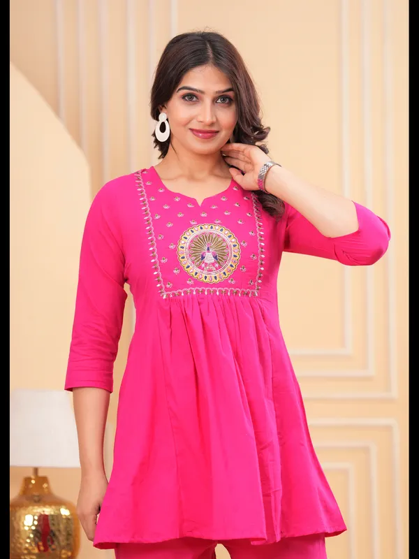 Pink_Solid_Embellished_Co-Ord_Set_For_Women