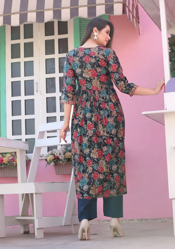 Blue_Alia_Cut_Rayon_Printd_Embroiderd_Kurta_With_Pant_And_Dupatta_Women_And_Girls