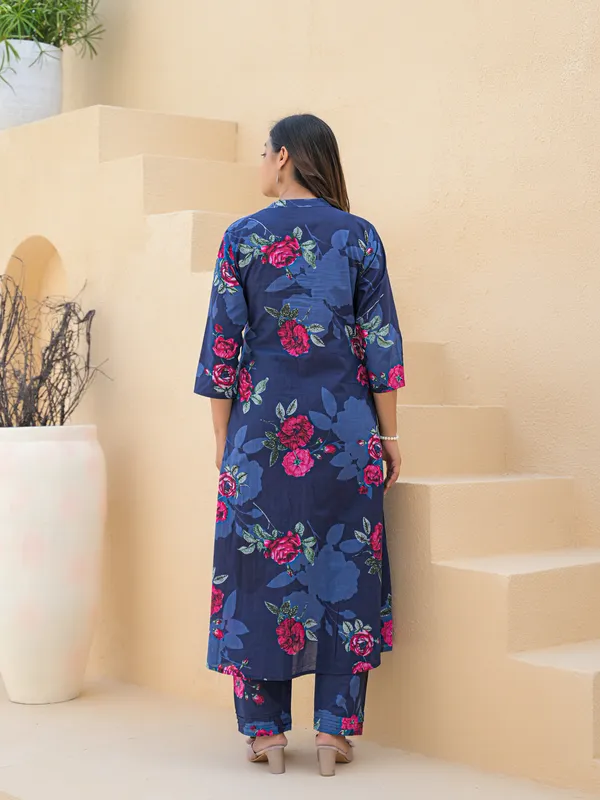 Blue_Aline_Cotton_Printed_Kurta_With_Pant_And_Dupatta_Women_And_Girls