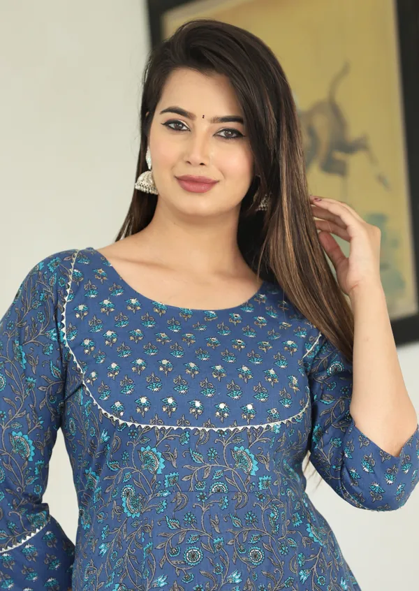 Blue_Anarkali_Cotton_Printed_Embroidered_Kurta_With_Pant_And_Dupatta_For_Women