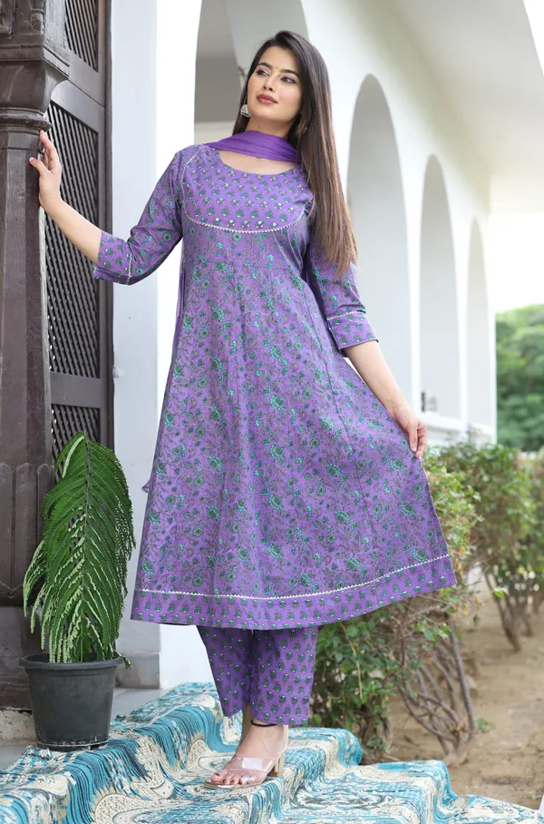 Purple_Anarkali_Cotton_Printed_Embroidered_Kurta_With_Pant_And_Dupatta_For_Women