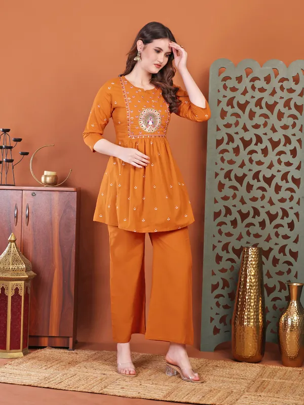 Rust_Embellied_Co-Ord_Sets_For_Women_And_Girls